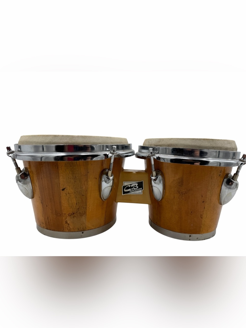 Vintage CB Percussion Bongo Set 6" and 8".